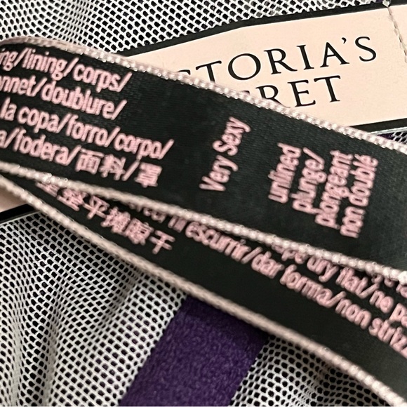 NWT Victoria’s Secret VS Very Sexy Lace High Neck Bra Size 32DD - Picture 12 of 12